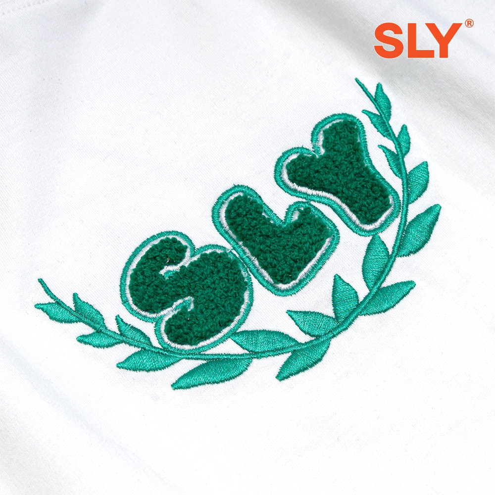 [Mã INCU50 giảm 50K đơn 250K] Áo thun SLY Laurel Trắng | BigBuy360 - bigbuy360.vn