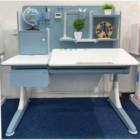 BÀN HỌC THÔNG MINH CHỐNG GÙ, CHỐNG CẬN CHO TRẺ EM DÀI 1,2M MÀU XANH MÃ CB-91200