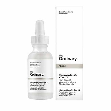 Serum The Ordinary Niacinamide 10% + Zinc 1% 30ml - Tinh Chất Ngừa Mụn, Giảm Thâm