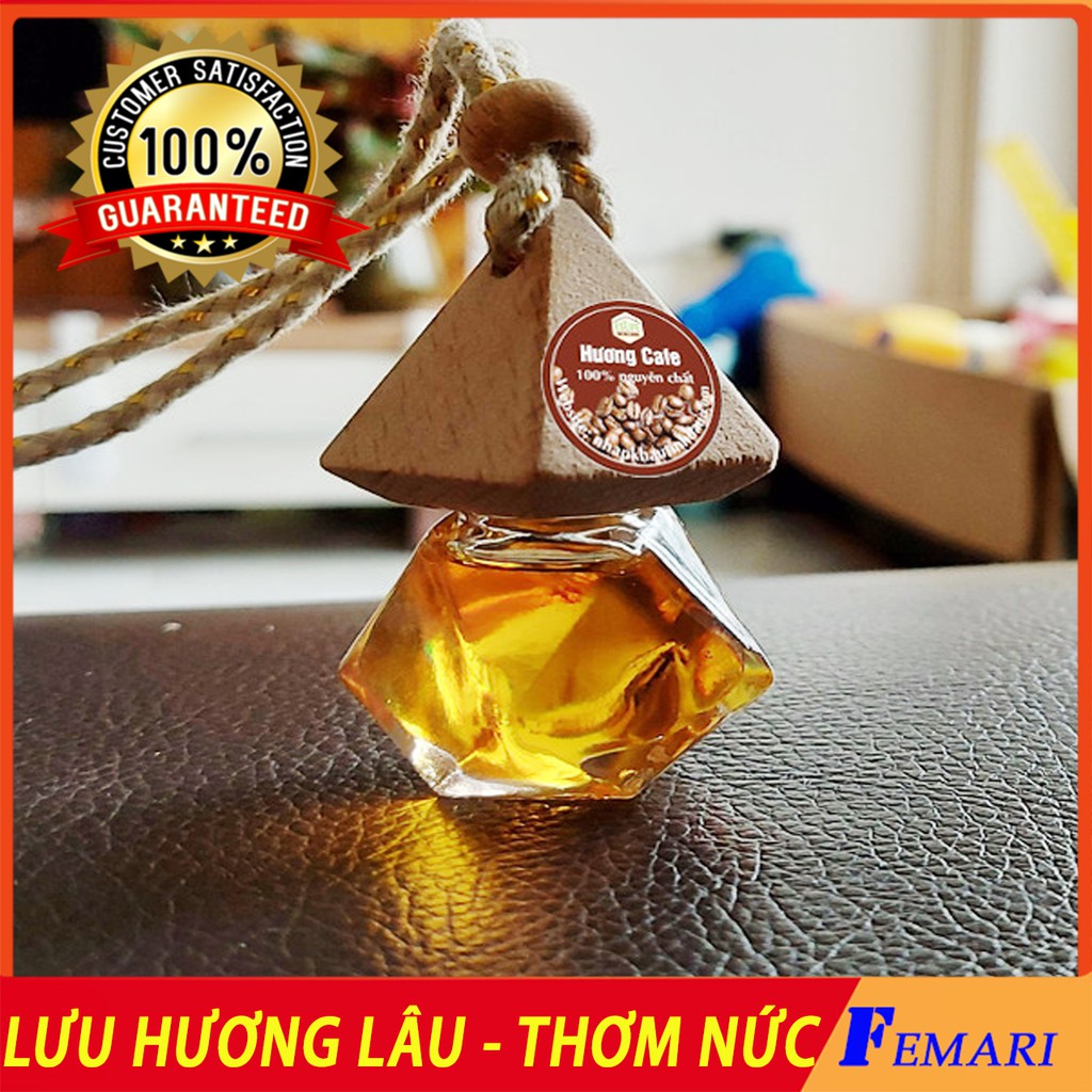 [ Hương Quế ] Lọ tinh dầu nước hoa ô tô - Nước hoa treo xe ô tô - Tinh dầu thơm treo xe hơi - Tỏa hương thơm mát FEMARI