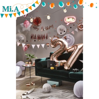 BÓNG SỐ SIZE ĐẠI 40" = 100cm _ MÀU ROSE GOLD