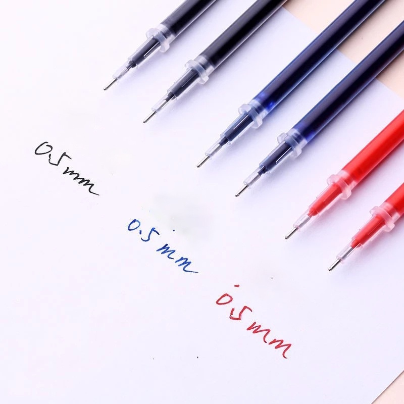 Bút Bi Mực Xanh/Đen Ngòi 0.5mm Cho Học Sinh