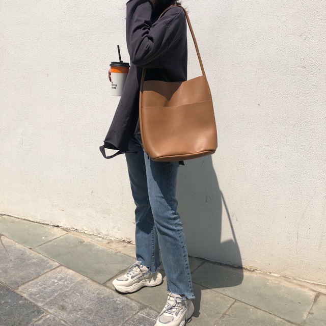 Túi Xách Nữ Da Công Sở đựng Laptop A4 bản to phù hợp đi dạy đi học đi làm SUPER BIG TOTE doraeshoppp bags | BigBuy360 - bigbuy360.vn