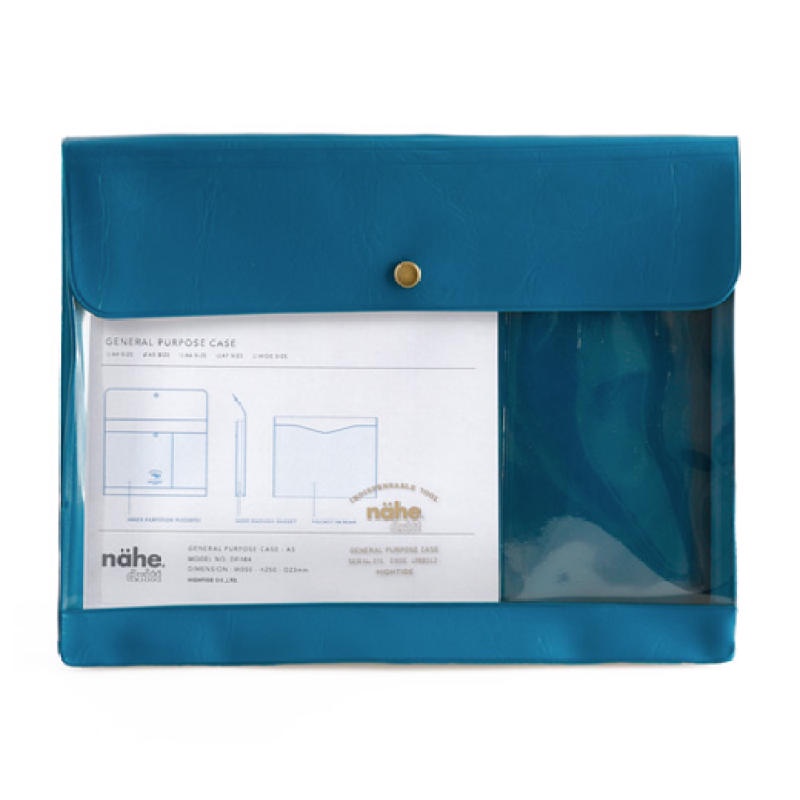 Ốp lưng đa năng (nahe) A5 Xanh lam / Kích thước A5 đa năng (HDF084-BL)