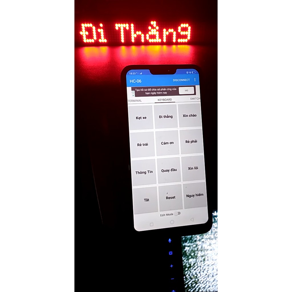 Smart led - Bảng đèn thông tin cho xe ô tô kiêm bảng số điện thoại- Báo hiệu xin nhan và nguy hiểm- Chạy chữ quảng cáo.