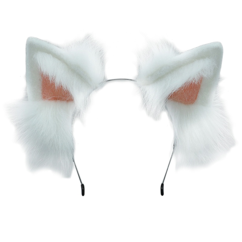 Băng Đô Tai Thỏ Lông Xù Phong Cách Lolita Đáng Yêu Dành Cho Nữ