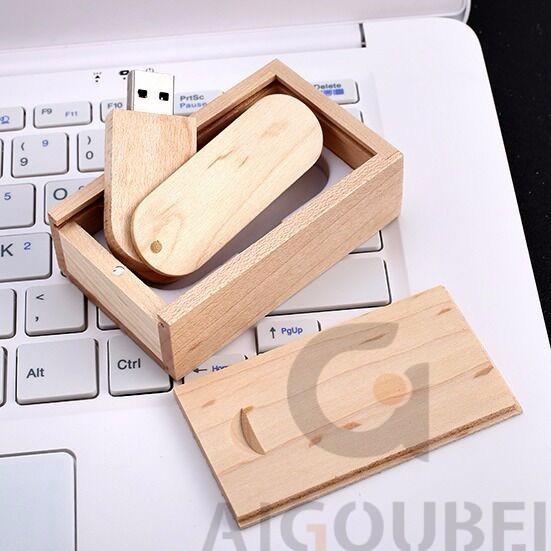 High-speed USB 2.0 memory 1GB 2GB 4GB 8GB 16GB 32GB 64GB 128GB unique rotating wooden