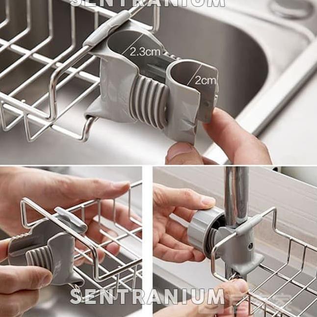 Giá Đựng Mút Rửa Chén Gắn Vòi Nước Bồn Rửa Tiện Dụng | BigBuy360 - bigbuy360.vn