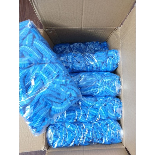 Mũ trùm y tế nón sâu Clip cap Bịch 100c - Nón giấy y tế - bao trùm đầu y tế HÀNG NHẬP DÀY