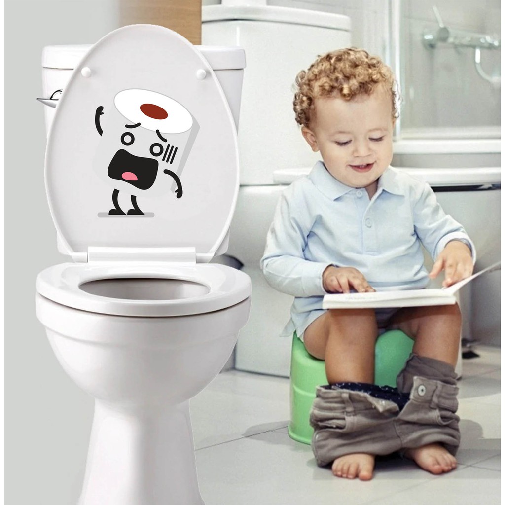 Decal dán nắp bồn cầu WC giá rẻ