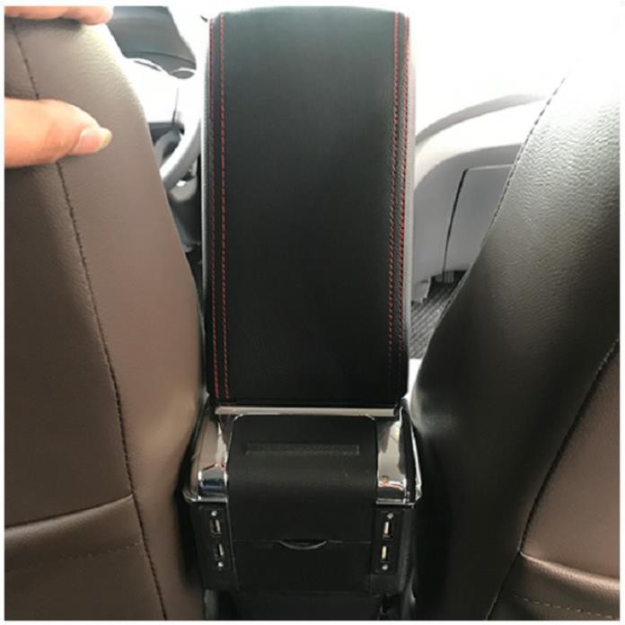 Hộp Tỳ Tay Xe Kia SOLUTO có cổng USB lắp đặt dễ dàng