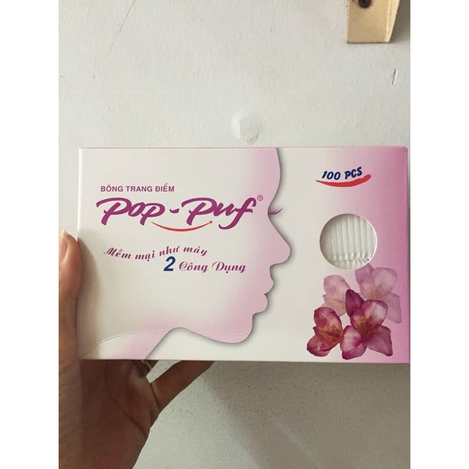 Bông Tẩy Trang Pop Puf Classic 100 Miếng