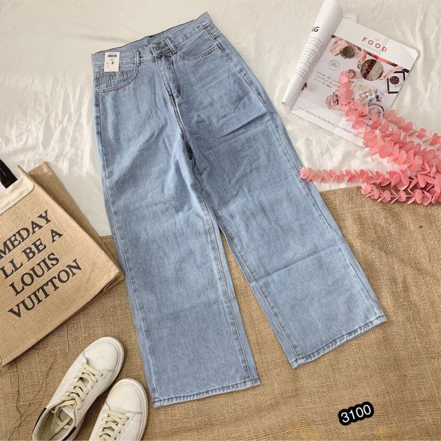 Quần baggy jean mã 172 ống suông