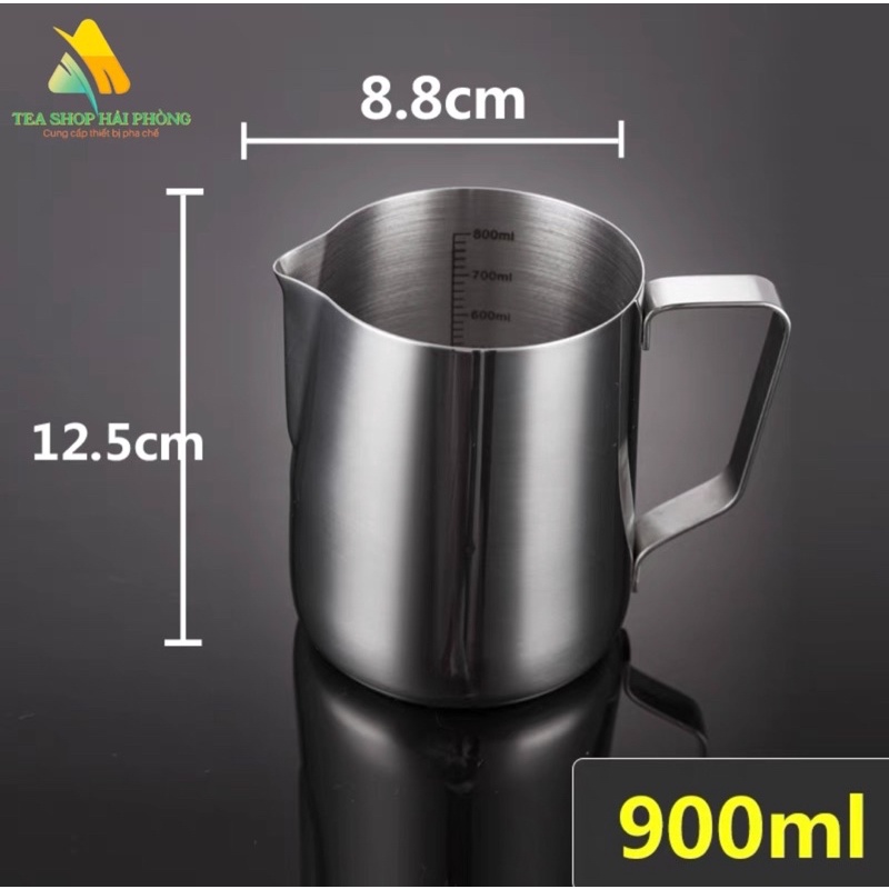 Ca đánh sữa inox  350ml - 600ml - 900ml