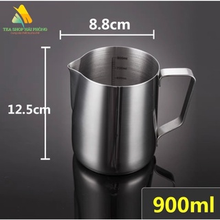 [GIÁ SỈ] Ca đánh sữa inox (có vạch chia) 350ml - 600ml - 900ml