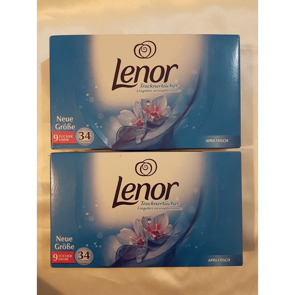 Giấy thơm quần áo Lenor 34 tờ