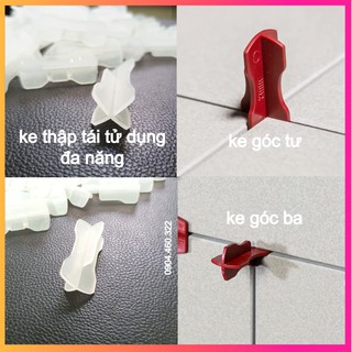1Kg Ke Chữ Thập Tái Sử Dụng Có Từ 670 - 1000 Cái, Ke Được Góc Ba, Góc Tư, Căn Đường Ron Gạch