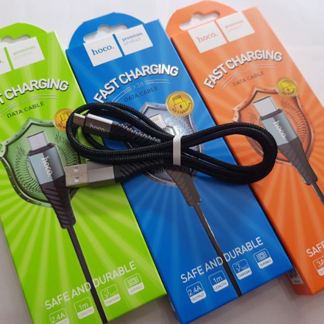 Dây Sạc Chống Gãy Hoco X38 Max 5V-2.4A Cho Lightning Iphone/ Android Micro USB/ Type-C - Bảo Hành Chính Hãng 12T