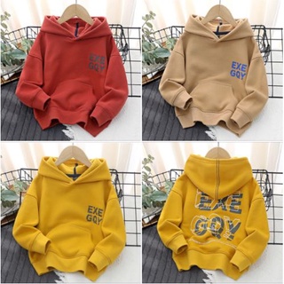 Áo khoác nỉ bông hoodie cho bé trai bé gái từ 15-65KG size đại áo khoác trẻ em EXE