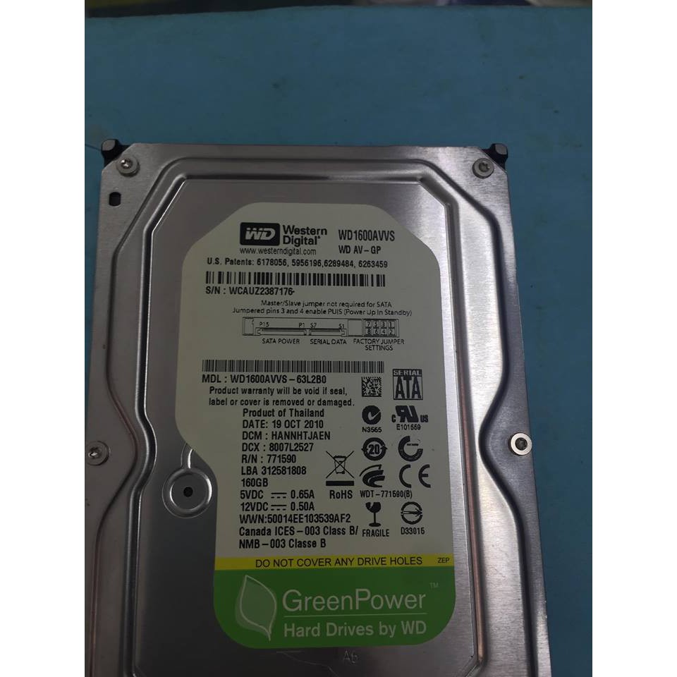 Ổ cứng PC Western Digital 160GB