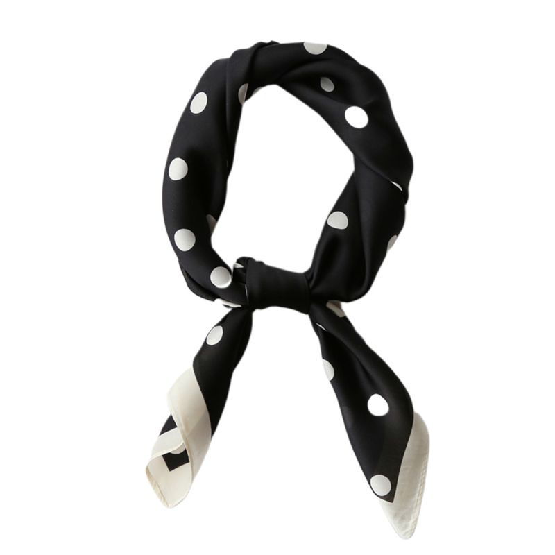 Khăn Choàng Cổ Vuông 70x70cm Chất Liệu Giả Lụa Phong Cách Hàn Quốc Cho Nữ