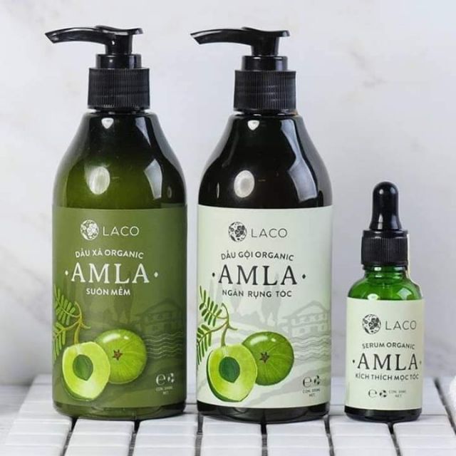 Bộ dầu gội AMLA (gội+xả+dưỡng)