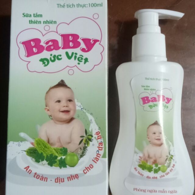 Sữa tắm thiên nhiên BaBy thảo dược dùng được cho trẻ sơ sinh trở Lên