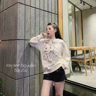 Bám sỉ lẻ áo nỉ mickey 3 hình cho nữ