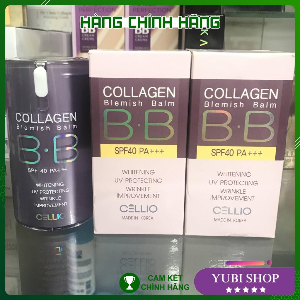 [HÀNG AUTH] KEM NỀN BB COLLAGEN CELLIO - HÀN QUỐC - KEM NỀN CELLIO COLLAGEN BLEMISH BALM BB SPF 40 PA+++ | Thế Giới Skin Care
