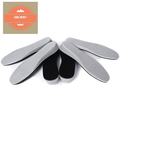 Cặp lót giày tăng chiều cao cao su, êm chân, thoáng khí độn đế tăng 1,5-4,5cm - Loại nguyên bàn chân - L14