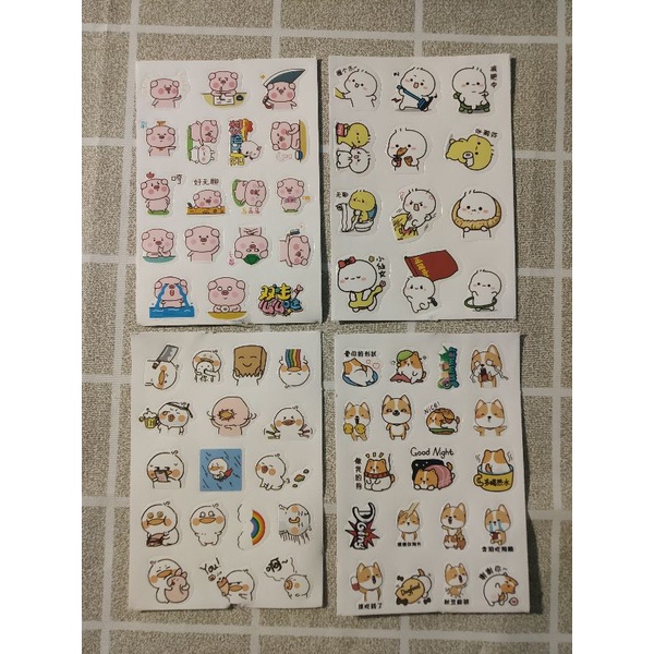 1 Tấm Sticker Ngẫu Nhiên Trang Trí Sổ Tay Nhật Kí