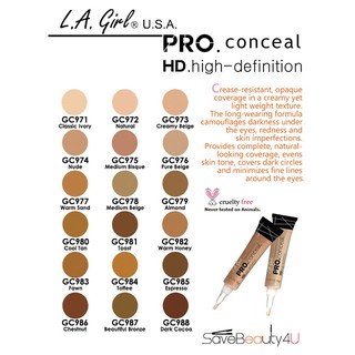 Kem che khuyết điểm L.A. Girl Pro HD