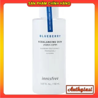 Nước Hoa Hồng Cân Bằng Da Innisfree Blueberry Rebalancing Skin chiết xuất từ BLUEBERRY NHH 150ml