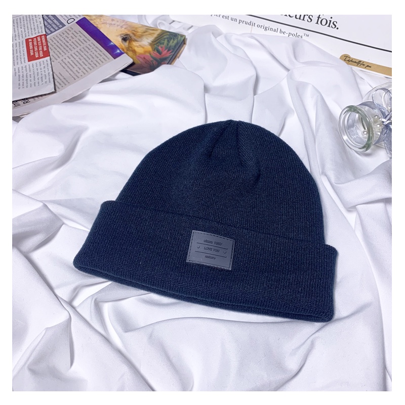 Mũ beanie LINJW ấm áp phong cách Unisex thời trang thu đông 2021