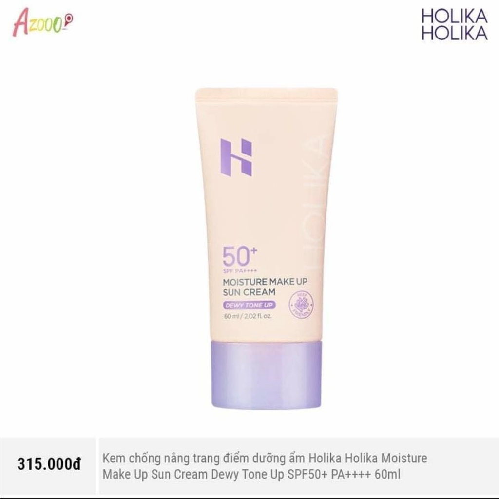 Kem chống nắng trang điểm Holika Holika Make Up Sun Cream SPF50+ PA+++
