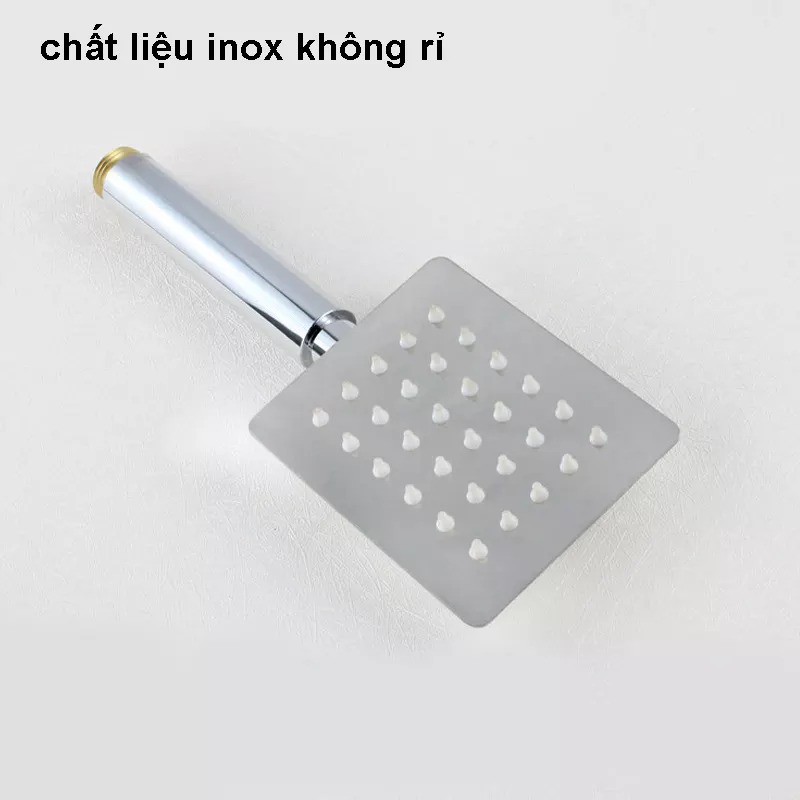 Vòi sen inox PT17 SUS 304 ren đồng