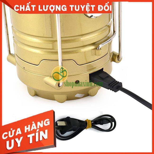 Đèn Pin Led, Đèn Led Bão Siêu Sáng Sạc Pin Bằng Năng Lượng Mặt Trời 5In 1 Siêu Tiện Dụng, Gia Dụng Thông Minh - SH