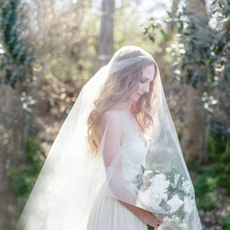 Mạng Che Mặt Bằng Vải Lưới Màu Nude Siêu Dài Dùng Chụp Ảnh Cưới