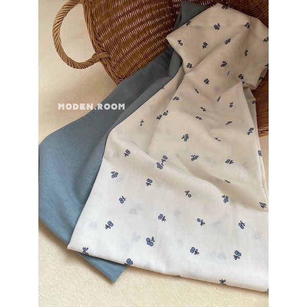 Đầm nơ eo cherry dress