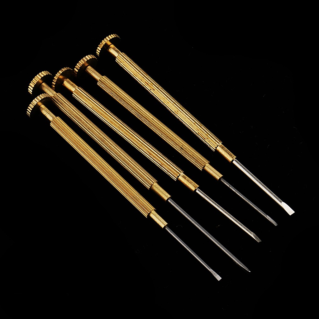 [Fenteer1] Bộ 5 Tua Vít Sửa Đồng Hồ