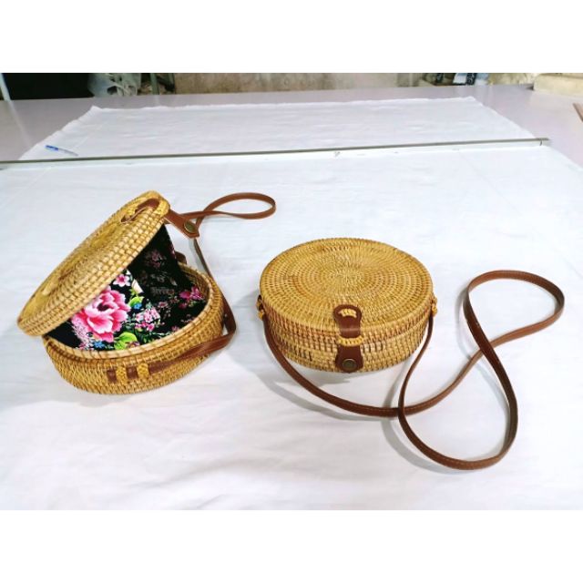 túi mây tre đan trơn