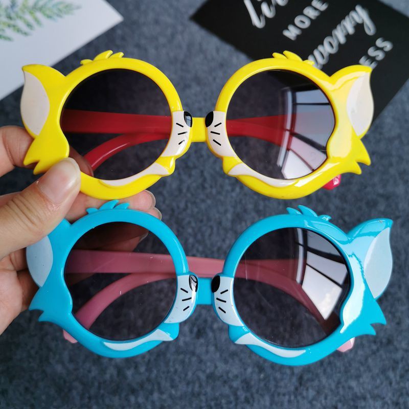 Kính Mát Gọng Nhựa Hình Mèo Tom Ngộ Nghĩnh Cho Bé