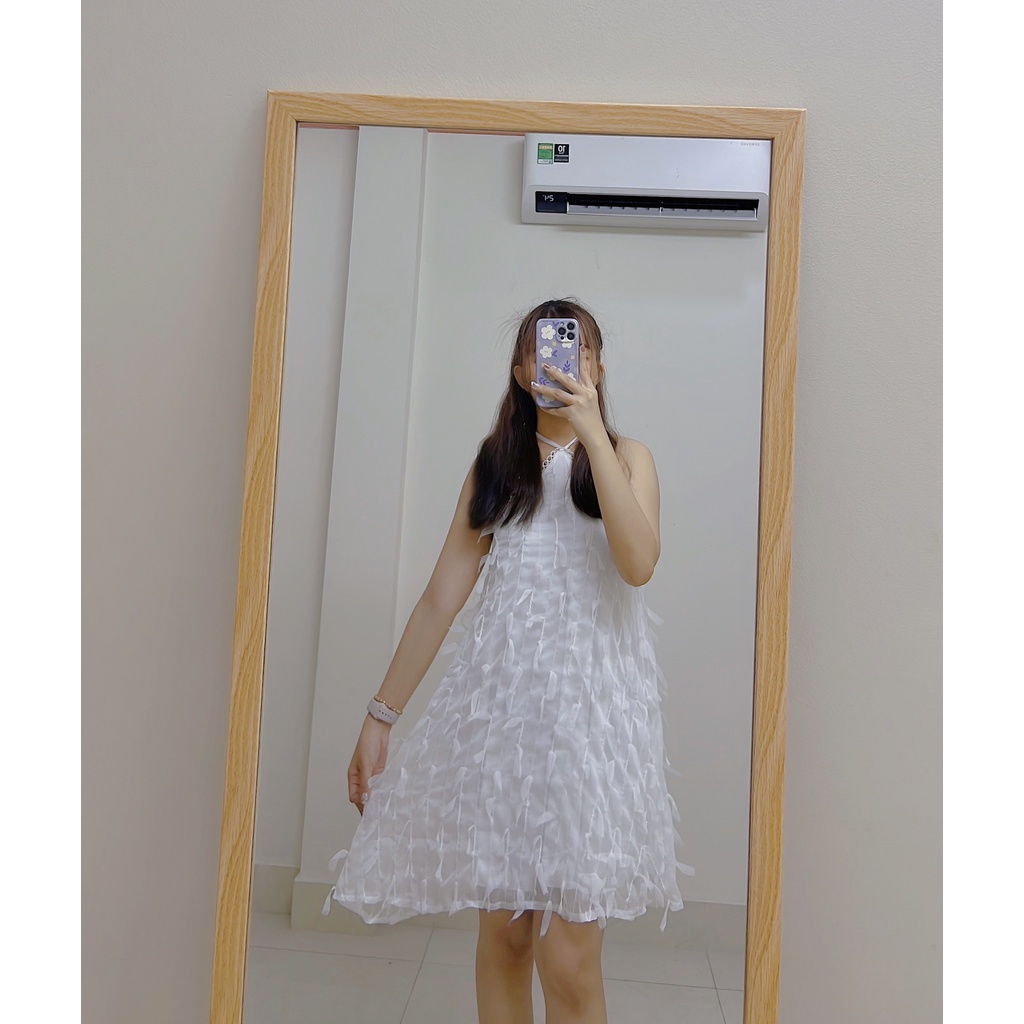 Đầm Midi Dáng Xòe Nữ Cổ Yếm Cami Clothing, Váy Nữ Đi Du Lịch Đi Biển- Lapi VN
