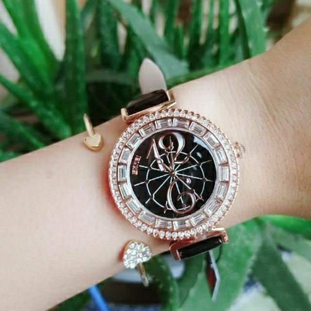 Đồng Hồ Nữ SKMEI 9158 Dây Da Chính Hãng