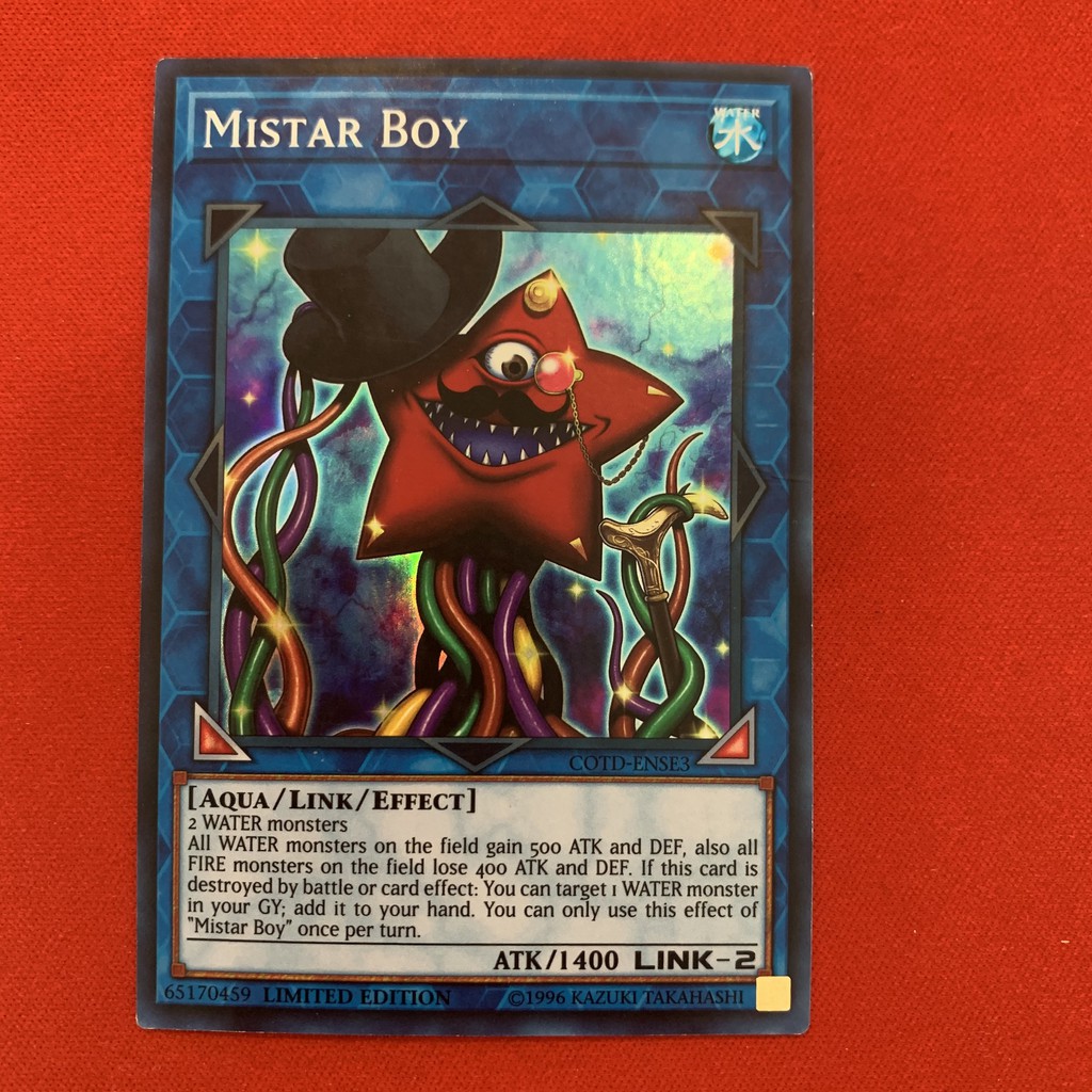 [EN-JP]Thẻ Bài Yugioh Chính Hãng] Mistar Boy