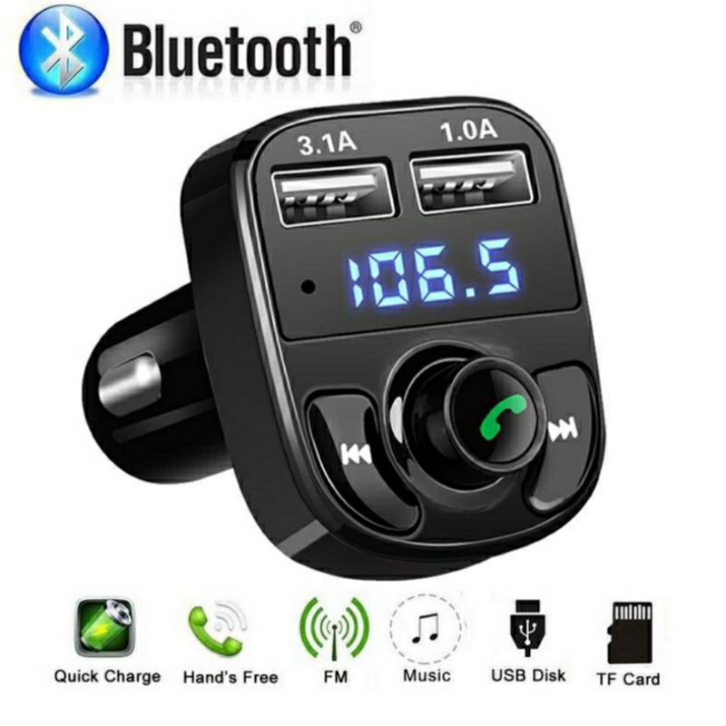 Tẩu sạc ô tô kết nối Blutooth nghe nhạc MP3