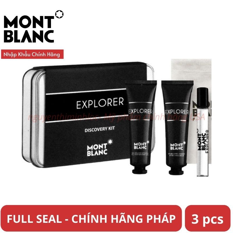 Bộ Set Nước Hoa Mini Mont Blanc Explorer 3 pcs