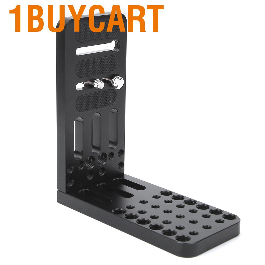 1buycart Quick release plate for video camera  L-shaped quick in aluminum alloy universal use with
