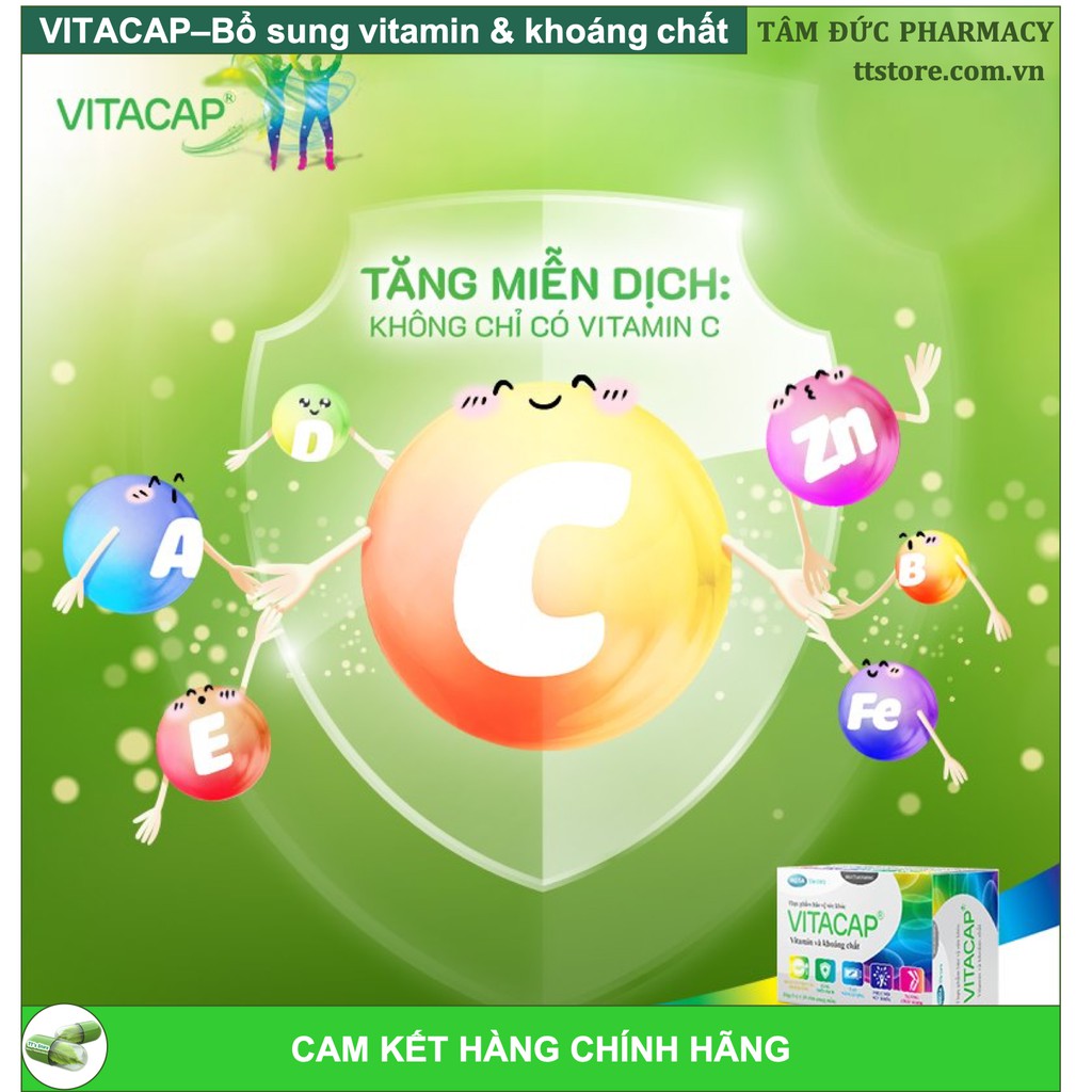 [CHÍNH HÃNG] VITACAP - Viên uống Multivitamin và khoáng chất [VITACAP] [MULTIVITAMIN] [MULTI VITAMIN] | BigBuy360 - bigbuy360.vn
