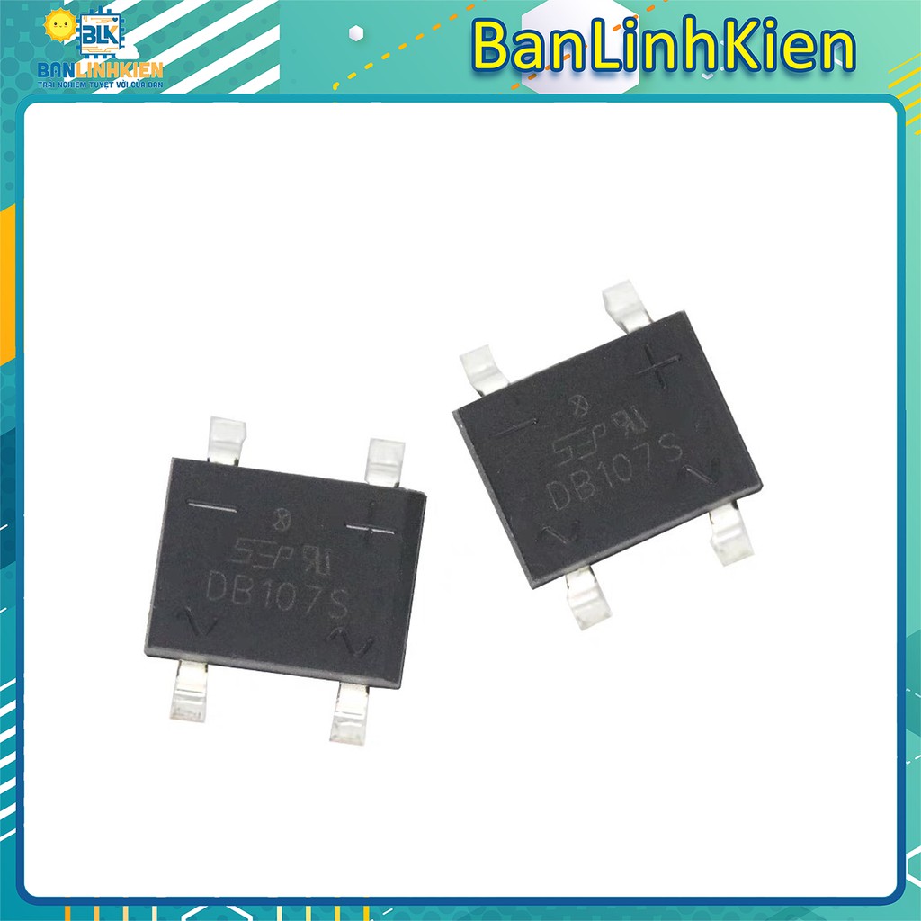 Diode cầu 1A DB107 Cắm/ Dán | WebRaoVat - webraovat.net.vn